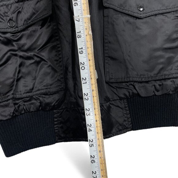 Porsche Stuttgart 1980's Vintage Style Auto Satin Bomber Jacket Men's Medium - Picture 9 of 12